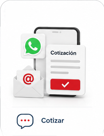 Cotizar la solución Evolis por WhatsApp, teléfono, correo o formulario